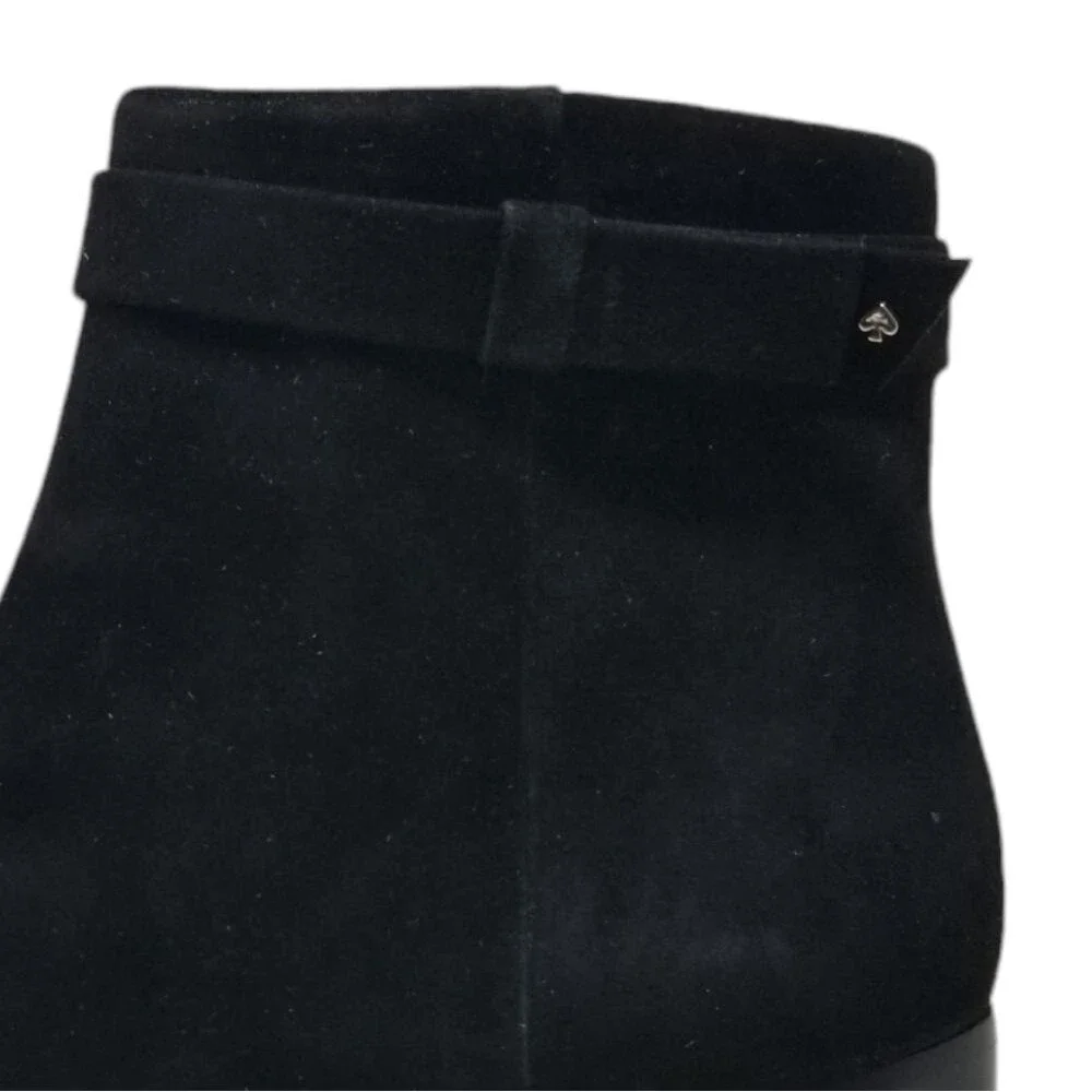 Kate Spade Black Madelaine Leather Boots